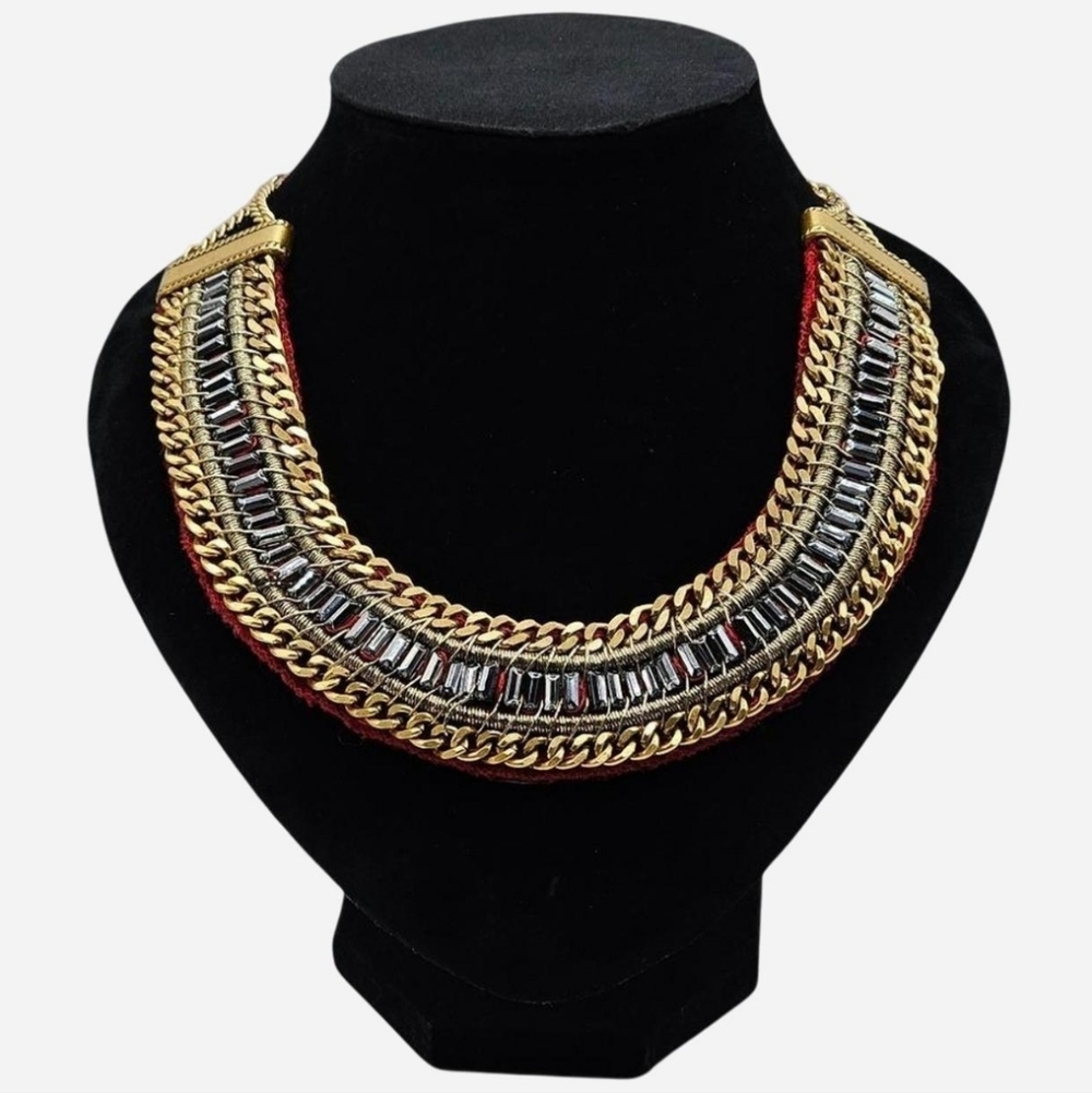 Chico's Gold and Silver Statement‎ Necklace